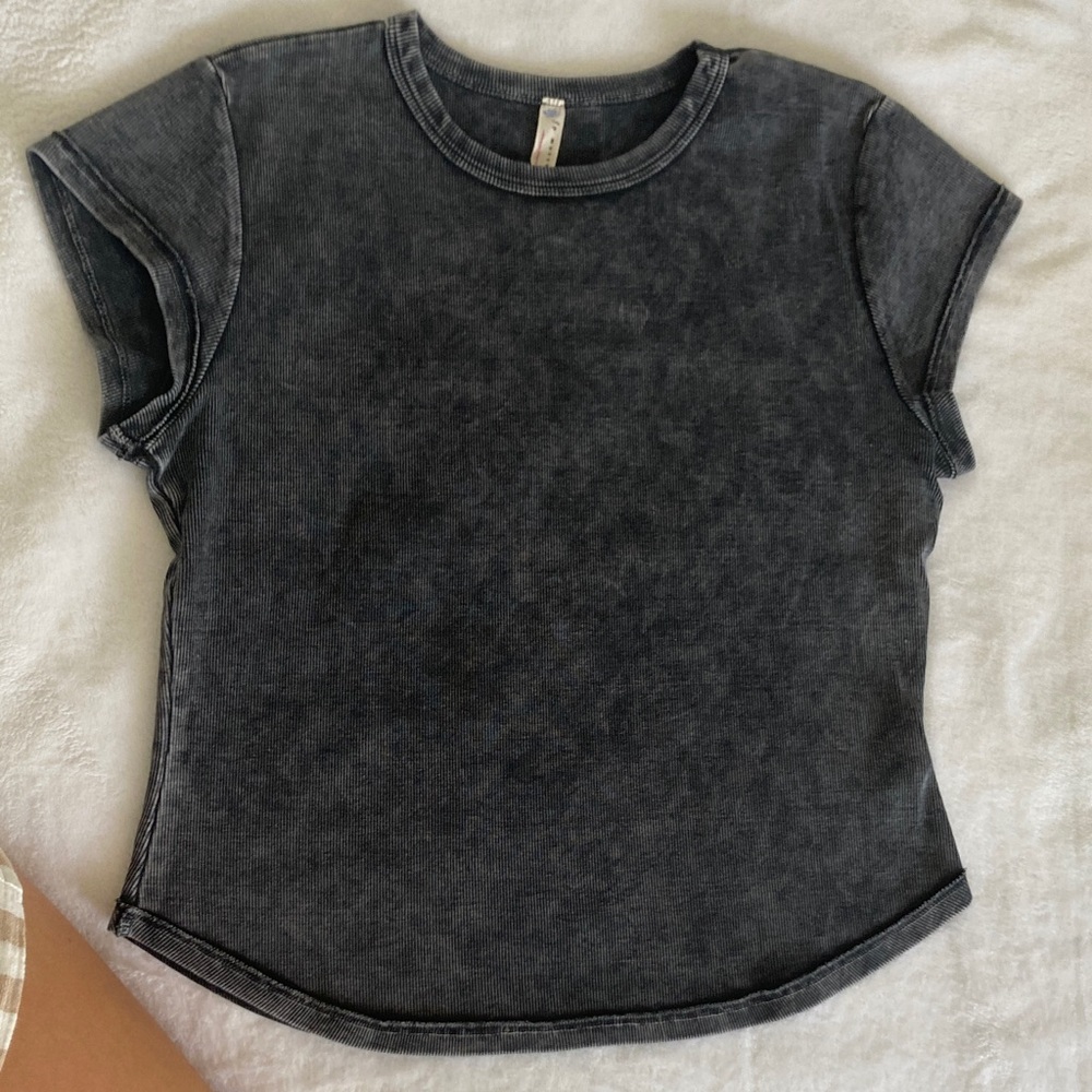 FP movement - Washed Black Short Sleeve Tee